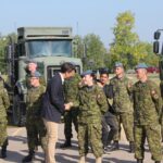 Trudeau and NATO Secretary General visit 4 Wing