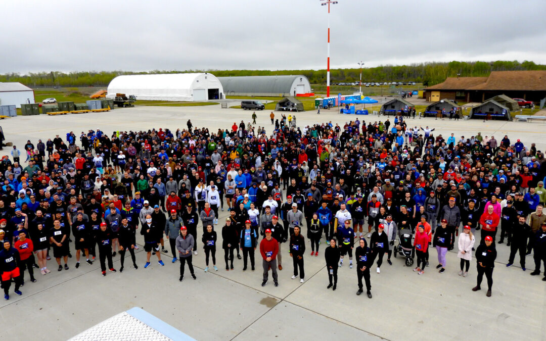 Un succès sur la piste de la 4e Escadre pour la Course de l’ARC