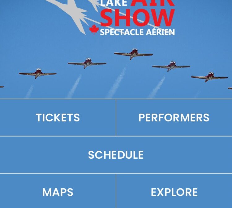 Profitez au maximum du Spectacle aérien de Cold Lake en téléchargeant l’application officielle dès aujourd’hui