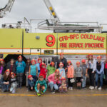 Galerie de photos : Les participants au camp d&rsquo;été des PSP visitent la caserne de pompiers et le hangar 1 de la BFC Cold Lake