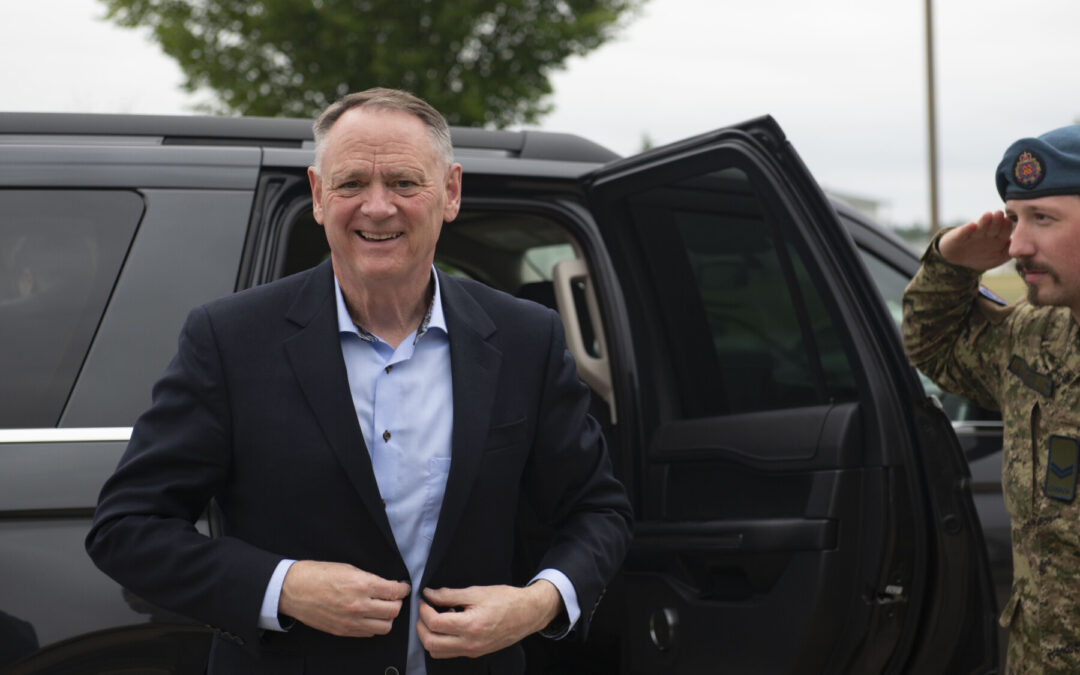 Minister of National Defence Visits Canadian Forces Base Cold Lake