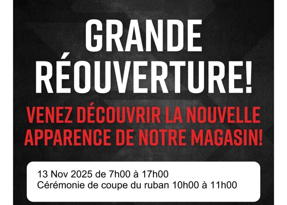 Le CANEX de Cold Lake s’apprête à célébrer sa grande réouverture le 13 novembre