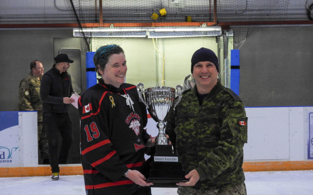 Victoire des adjudants et sergents lors du tout premier événement Frosty Faceoff