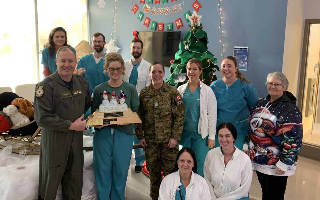 Défi de décoration de bureaux de Noël 2025 à la 4e Escadre Cold Lake