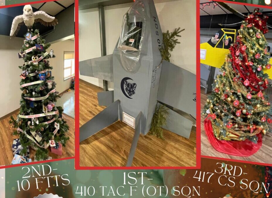 Le 410e Escadron remporte les grands honneurs au Festival des arbres des Mess de la 4e Escadre