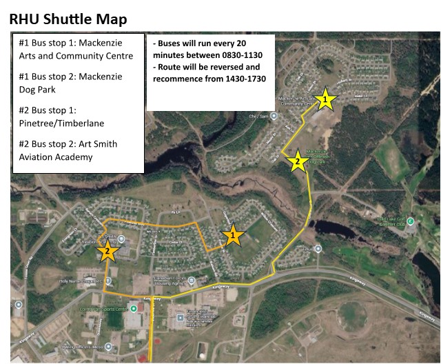 Le service d’autobus élargi dans le secteur des ULR revient pour le Spectacle aérien de Cold Lake 2026