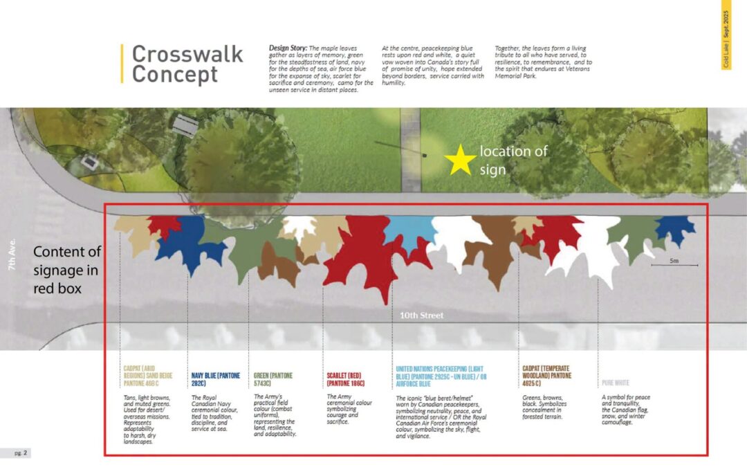 Council funds street painting to honour veterans’ service