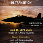 Mon séminaire de transition arrive à la 4e Escadre cette semaine