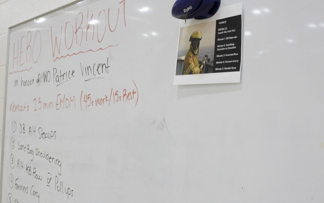 4 Wing PSP hosts Hero Workout to honour Fallen Warrant Officer